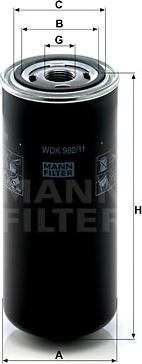 Mann-Filter WDK 962/11 - Degvielas filtrs www.autospares.lv