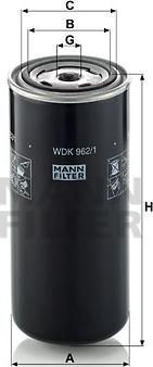 Mann-Filter WDK 962/1 - Degvielas filtrs www.autospares.lv