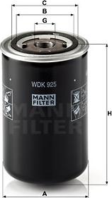 Mann-Filter WDK 925 - Degvielas filtrs www.autospares.lv