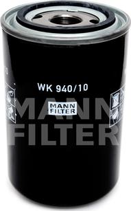 Mann-Filter WK 940/10 - Degvielas filtrs www.autospares.lv