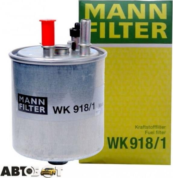 Mann-Filter WK 918 - Degvielas filtrs www.autospares.lv