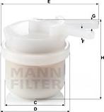 Mann-Filter WK 42/10 - Degvielas filtrs www.autospares.lv