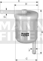 Mann-Filter WK 42/11 - Degvielas filtrs www.autospares.lv