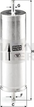 Mann-Filter WK 516 - Degvielas filtrs www.autospares.lv
