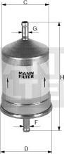 Mann-Filter WK 79/80 - Degvielas filtrs www.autospares.lv
