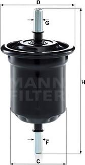 Mann-Filter WK 6013 - Degvielas filtrs www.autospares.lv