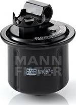 Mann-Filter WK 67 x - Degvielas filtrs www.autospares.lv