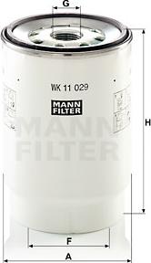 Mann-Filter WK 11 029 z - Degvielas filtrs www.autospares.lv