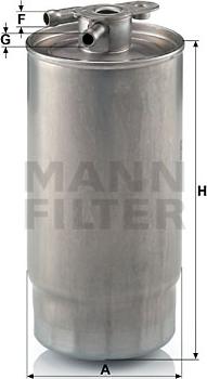 Mann-Filter WK 841/1 - Degvielas filtrs www.autospares.lv