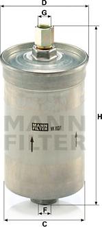 Mann-Filter WK 853/1 - Degvielas filtrs www.autospares.lv