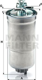 Mann-Filter WK 853/3 x - Degvielas filtrs www.autospares.lv