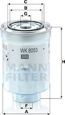 Mann-Filter WK 8053 z - Degvielas filtrs www.autospares.lv