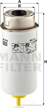 Mann-Filter WK 8154 - Degvielas filtrs www.autospares.lv
