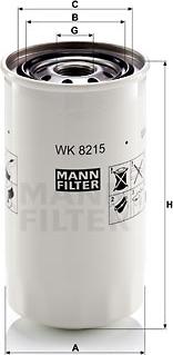 Mann-Filter WK 8215 - Degvielas filtrs www.autospares.lv