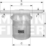 Mann-Filter WK 42/83 - Degvielas filtrs www.autospares.lv