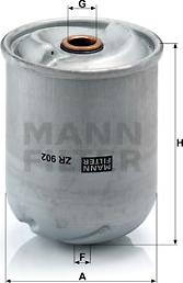Mann-Filter ZR 902 x - Eļļas filtrs www.autospares.lv