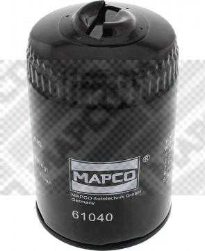 Mapco 61040 - Eļļas filtrs www.autospares.lv