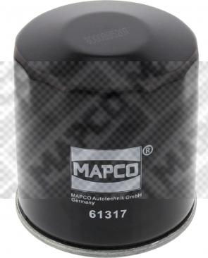 Mapco 61317 - Eļļas filtrs www.autospares.lv
