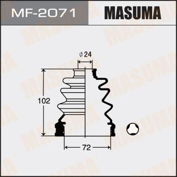 MASUMA MF-2071 - Putekļusargs, Piedziņas vārpsta www.autospares.lv