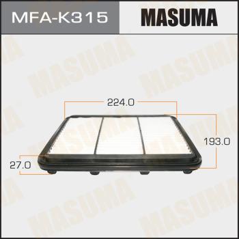 MASUMA MFA-K315 - Gaisa filtrs www.autospares.lv