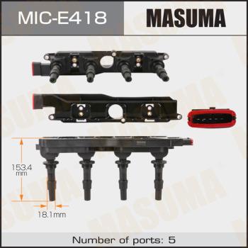 MASUMA MIC-E418 - Aizdedzes spole www.autospares.lv