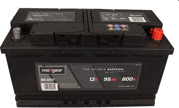 Maxgear 595402080 D722 - Startera akumulatoru baterija www.autospares.lv
