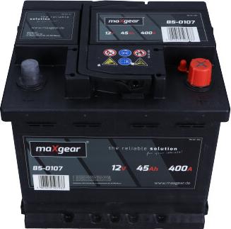 Maxgear 545412040 D722 - Startera akumulatoru baterija www.autospares.lv