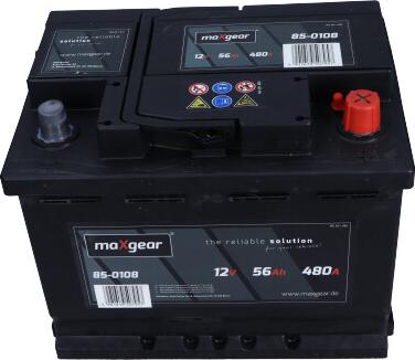 Maxgear 556400048 D722 - Startera akumulatoru baterija www.autospares.lv