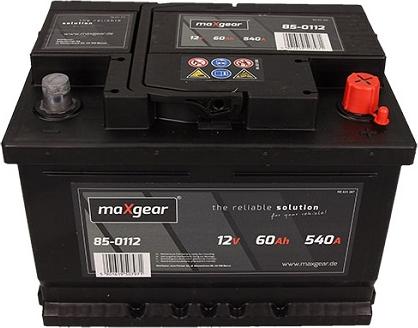Maxgear 560409054D722 - Startera akumulatoru baterija www.autospares.lv