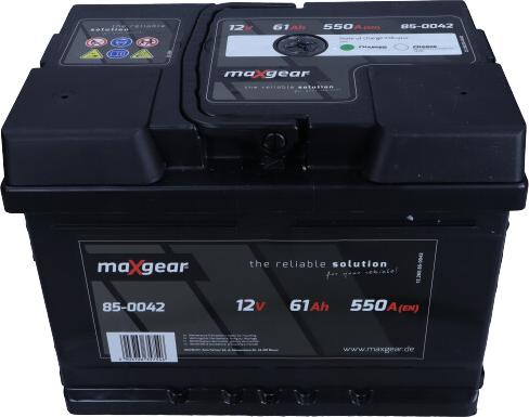 Maxgear 85-0042 - Startera akumulatoru baterija www.autospares.lv