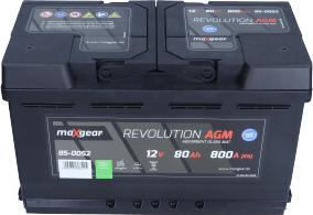 Maxgear 85-0052 - Startera akumulatoru baterija www.autospares.lv