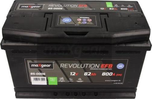 Maxgear 85-0006 - Startera akumulatoru baterija www.autospares.lv