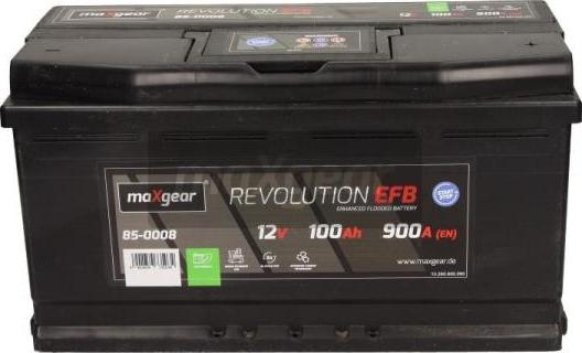 Maxgear 85-0008 - Startera akumulatoru baterija www.autospares.lv