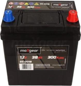 Maxgear 85-0018 - Startera akumulatoru baterija www.autospares.lv