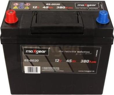 Maxgear 85-0020 - Startera akumulatoru baterija www.autospares.lv