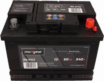 Maxgear 85-0112 - Startera akumulatoru baterija www.autospares.lv