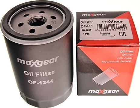 Maxgear 26-0045 - Eļļas filtrs www.autospares.lv