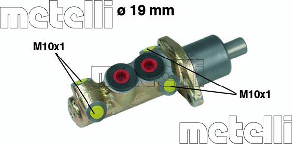 Metelli 05-0061 - Galvenais bremžu cilindrs www.autospares.lv