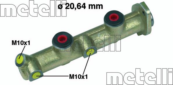 Metelli 05-0085 - Galvenais bremžu cilindrs www.autospares.lv