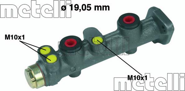 Metelli 05-0024 - Galvenais bremžu cilindrs www.autospares.lv