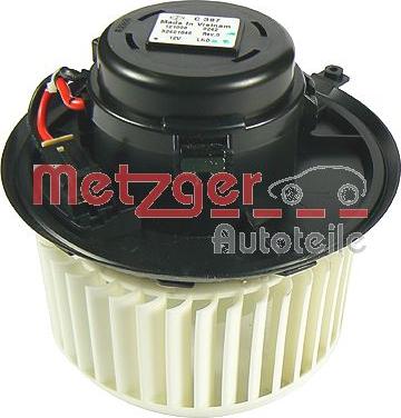 Metzger 0917006 - Salona ventilators www.autospares.lv