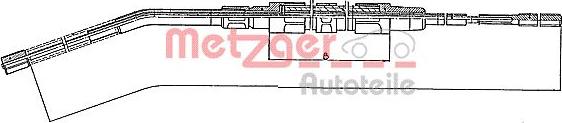 Metzger 10.425 - Trose, Stāvbremžu sistēma www.autospares.lv