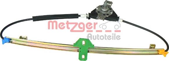 Metzger 2160080 - Stikla pacelšanas mehānisms www.autospares.lv