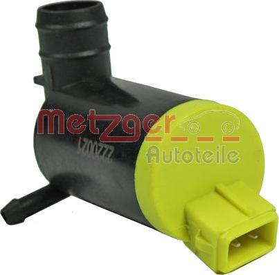 Metzger 2220021 - Ūdenssūknis, Stiklu tīrīšanas sistēma www.autospares.lv
