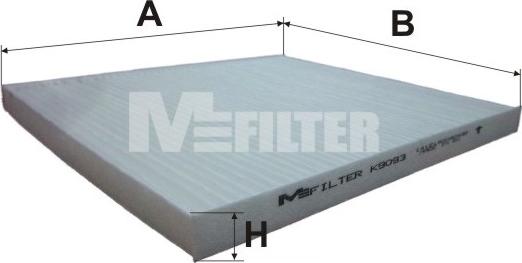 Mfilter K 9093 - Filtrs, Salona telpas gaiss www.autospares.lv
