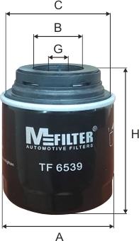 Mfilter TF 6539 - Eļļas filtrs www.autospares.lv