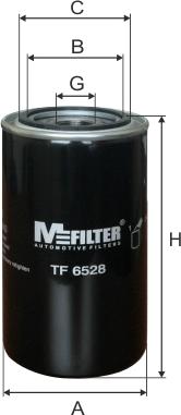 Mfilter TF 6528 - Eļļas filtrs www.autospares.lv