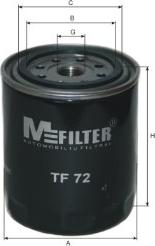 Mfilter TF 72 - Eļļas filtrs www.autospares.lv