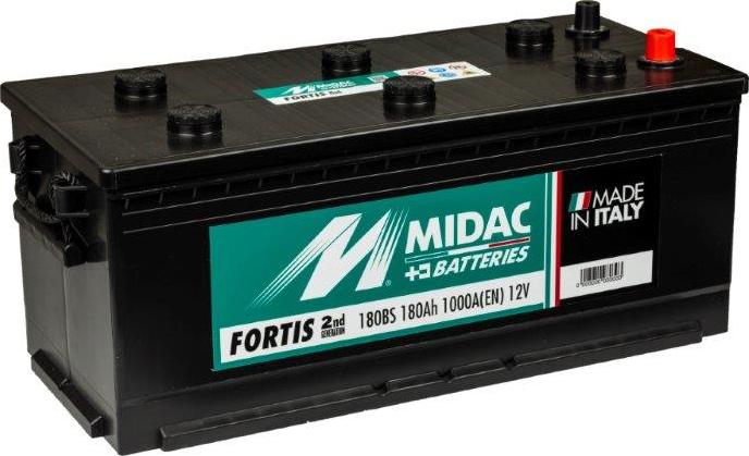 MIDAC 180B - Startera akumulatoru baterija www.autospares.lv
