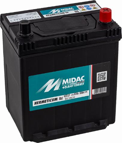 MIDAC H37J1 - Startera akumulatoru baterija www.autospares.lv